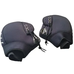 Capa de proteção para guidão de motocicleta, luva de proteção anti-frio e impermeável, de neoprene quente para uso manual, ideal para inverno