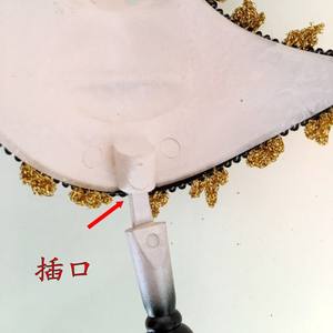 Masque pour les yeux complet en papier mâché de style vénitien italien pour bal masqué, avec bâton, masque à main pour fête costumée, événement, carnaval, journée - Product Image 4