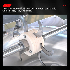 Mélangeur-hachoir commercial de type bol pour garnitures de viande et de légumes, idéal pour la préparation de farce de raviolis - Product Image 3