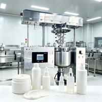 Machine de fabrication de crème sous vide en promotion, mélangeur-dispenseur, homogénéisateur de dentifrice, ligne de production de réservoirs