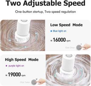 Cepillo de Limpieza Eléctrico de Fábrica, Cepillo Giratorio Personalizado para Cocina y Baño, Cepillo de Limpieza Inalámbrico Portátil Recargable - Product Image 3