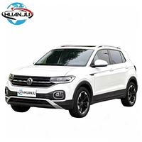 Подержанный Volkswagen Tacqua 2021 года, бензиновый внедорожник VW TACQUA T-Cross с панорамной крышей, кожаными чехлами на сиденья, доступный китайский внедорожник