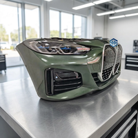 Parachoques Delantero Original de Segunda Mano en Oferta para BMW Serie 4 G22 G26 con Marco, Ventilador Electrónico y Radiador para Kit de Carrocería