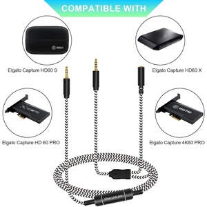 Liên Kết Trò Chuyện Pro Cáp Cho Elgato HD60 S/S +/HD 60 Pro/4K 60 Pro/HD60 X Chơi Game Chụp Cardchat Âm Thanh Cáp Adapter - Product Image 3