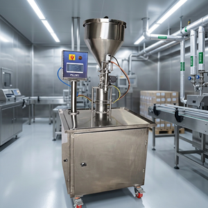 Machine de remplissage semi-automatique à piston 500 ml pour liquides visqueux en acier inoxydable - Product Image 3