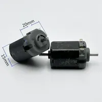 Moteur électrique miniature personnalisé à 5 pôles FK-130, DC 12V 18V 24V, moteur haute vitesse, double arbre de 2 mm