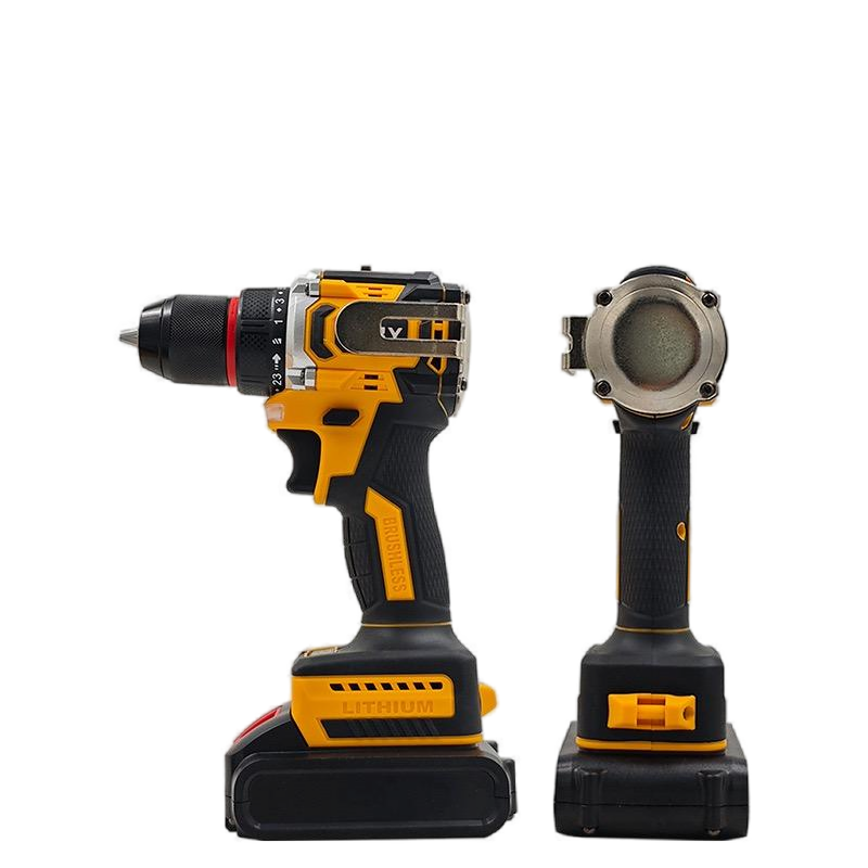 Super Discount Brushless Dc Motor Drill 50Nm Torque Brushless Drill Machine Power Tools Set See for Metal Working · image 5