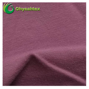 Stock d'entrepôt Tissu tricoté en <span class=keywords><strong>jersey</strong></span> de coton 95% coton 5% Tissu en <span class=keywords><strong>jersey</strong></span> spandex pour t-shirt