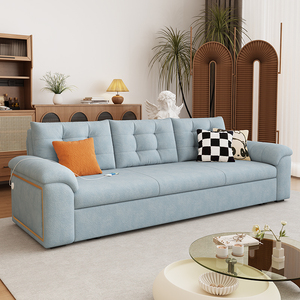 Sofá extensible retráctil de tela, sofá <span class=keywords><strong>cama</strong></span>, pequeño apartamento, extraíble, sala de estar, multifuncional, individual, plegable, <span class=keywords><strong>Puff</strong></span> - Product Image 6