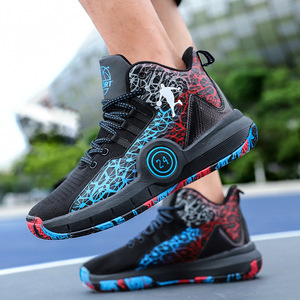 Chaussures de basket-ball pour hommes, tige en maille, semelle extérieure en caoutchouc, semelle intermédiaire en EVA, chaussures d'entraînement sportives d'été en plein air, taille 40 41 42 43 44 45 - Product Image 2