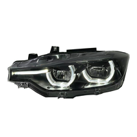 Pièce auto WLJ pour BMW Série 3 F30 F35 2013-2018 Jaune Blanc Rouge Fumé Style V3 Tricolore DRL Style LCI Phare LED