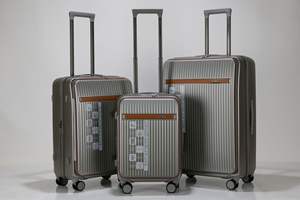 Valise en matériaux de qualité supérieure, thermoformée en PC, avec poche avant et poignée télescopique en métal pour une durabilité accrue - Product Image 3