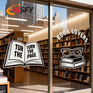 Tùy Chỉnh In Rõ Ràng Vinyl Cửa Sổ Tĩnh Bám Nhãn Không Thấm Nước Không Có Keo Có Thể Tháo Rời Trang Trí Sticker Cho Trang Trí Nội Thất - Product Image 5