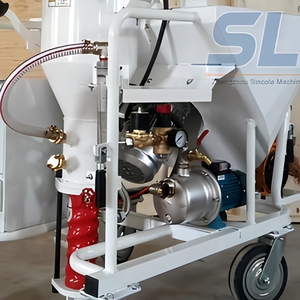 Le mélange de mortier de niveau automatique transporte la pompe et les pièces Machine de pulvérisation de plâtrage automatique 220V / 380V - Product Image 5
