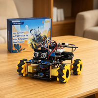 ACEBOTT - Juego de Coches Robóticos con Control por Voz para Educación STEM, Kits de Codificación DIY con APP WIFI ESP32, Robots Programables para Arduino