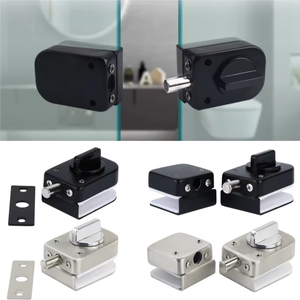 Specializes in Manufacturing Glass Fittings Stainless Steel Office Glass Door Handle <b>Lock</b> - Product Image 2