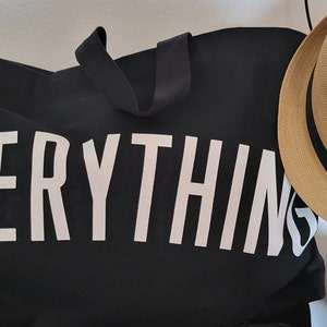 Logo personnalisé imprimé toile plage fourre-tout <span class=keywords><strong>bateau</strong></span> sac tout grand sac de voyage week-end géant épicerie surdimensionné toile sac à provisions - Product Image 3