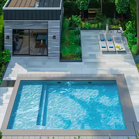 Coque en fibre de verre pour piscines hors sol, équipement familial, coque en plastique FRP pour spa de jardin, approvisionnement direct en usine