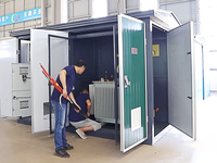 HENTG Ybg – Nouvelle sous-station de distribution électrique compacte préfabriquée et personnalisée 33 kV 2500 kVA avec transformateur intégré