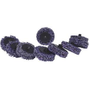 KS <b>TOOLS</b> - 515.5086 Grinding pads, ø50mm, Strip Rad violet (10 pcs) - EAN 4042146548363 <b>ABRASIVES</b> - Product Image 4