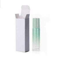 Flacons à bille en acier rose pour huiles essentielles, huiles de massage et cheveux, 10 ml, avec bouchons