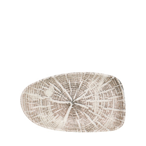 Fontana Forest Blanco 26x15 cm, piatto in ceramica per uso esterno - Product Image 1