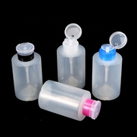 350ml grande capacité dissolvant de vernis à ongles bouteille vide grande presse à ongles bouteille Art polonais propre bouteille d'acétone