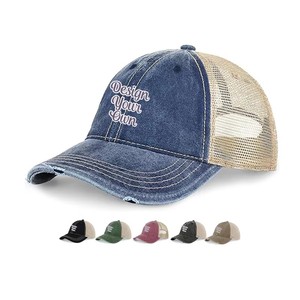 Custom High Quality 6 Panel Mesh Trucker Cap Own Logo Custom Trucker Cap Customized Blank Trucker Hat for Man - Product Image 4