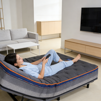 Cadre de lit électrique réglable extérieur haut de gamme, commande sans fil et levage stable pour un repos confortable – Idéal pour hôtels et appartements