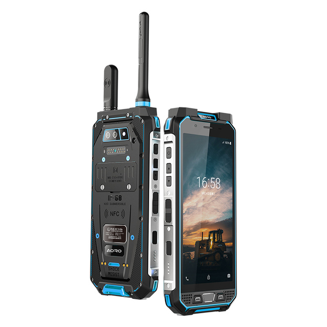 Intrisically Safe Wear-resistant Ponsel Pintar Yang Kasar Walkie Talkie Ponsel Pintar