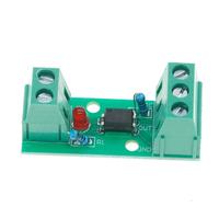 Módulo de Aislamiento de Optoacopladores de 1 Canal, 12V, PC817 EL817, con Soporte de Carril, para Procesadores PLC, Motor de Accionamiento Aislado, Inversor