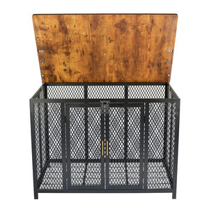 ลังสุนัขทำจากไม้สำหรับงานหนักกรงสุนัขขนาดใหญ่เปิดด้านบนสำหรับสุนัขในร่ม - Product Image 1