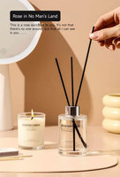 Boîte-cadeau de bougie parfumée à la cire de soja de luxe faite à la main ensemble de diffuseur d'huiles essentielles d'intérieur de longue durée pour la décoration intérieure et l'aromathérapie