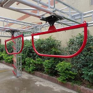 Salle de gyms d'extérieur, équipement de guerrier ninja, avec course d'obstacle, cadre d'escalade et d'inclinaison, à monter soi-même - Product Image 4