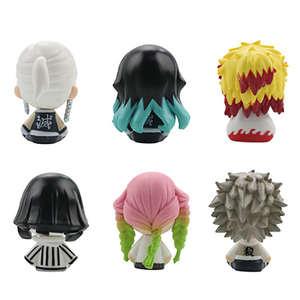 Set juguetes venta completa OEM PVC vinilo pu juguetes decorasion Demon Slayer Kamado tanjiro kamado nezuko <span class=keywords><strong>Kimetsu</strong></span> <span class=keywords><strong>no</strong></span> <span class=keywords><strong>Yaiba</strong></span> figura - Product Image 4