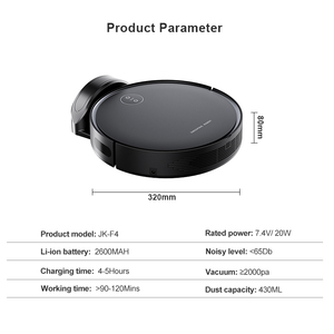 Barredora inalámbrica 3 en 1, <span class=keywords><strong>robot</strong></span> aspirador inteligente 3 en 1, <span class=keywords><strong>robot</strong></span> aspirador, fregona giratoria, mopa - Product Image 6