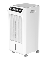 Refroidisseur d'Air 3-en-1 Contrôle de Refroidissement et d'Humidité, Mini Refroidisseur d'Air avec Réservoir d'Eau et Corps en Plastique