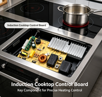 Carte de circuit imprimé principale pour cuisinière à induction haute puissance 1200W-2000W, carte de commande universelle pour pièces MK-13L XL-15GT AM-13A/15A/16B