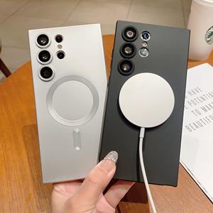 Custodia Magnetica di Lusso per <span class=keywords><strong>Samsung</strong></span> <span class=keywords><strong>Galaxy</strong></span> S25 S24 S23 S22 Ultra Plus S21 S20 FE Note <span class=keywords><strong>20</strong></span> A35 A55 A05 A15, <span class=keywords><strong>Cover</strong></span> Morbida in TPU - Product Image 2