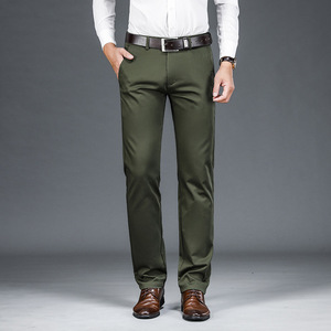 กางเกงขายดีราคาส่ง ดีไซน์ใหม่ สไตล์คาร์โก้ ลำลองสำหรับธุรกิจ ทรงตรง เอวกลาง ย้อมสีแบบ Garment Dyed สำหรับผู้ชาย เหมาะสำหรับฤดูใบไม้ร่วง - Product Image 3