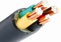 Gepanzertes 4 1 5-adriges 25 mm2 35 mm2 50 mm2 70 mm2 185 Sq mm Xlpe-Kabel PVC-isoliertes elektrisches Kupfer-Stromkabel