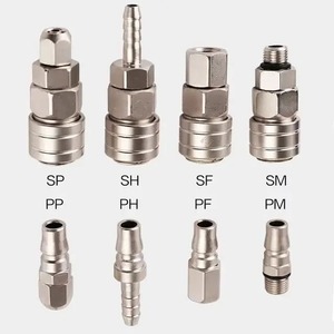 Acoplador Rápido Neumático SP PP SH PH SF PF SM PM, Conectores de Compresor de Aire Tipo C, Acoplamiento Rápido Neumático Japonés - Product Image 1