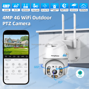 Hongglobal 4MP 4G LTE Router <span class=keywords><strong>IP</strong></span> CCTV trong nhà ngoài trời Máy ảnh icsee không dây thông minh 4G <span class=keywords><strong>Sim</strong></span> Thẻ surveil nhà mạng an ninh máy ảnh - Product Image 2