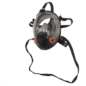 अग्निशामक रासायनिक धूल संरक्षण कारतूस के लिए पूर्ण-फेस श्वासयंत्र, पुनः प्रयोज्य गैस मास्क - Product Image 2