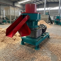 Machine à granulés de biomasse Pengfan CE Mini Ring Die pour sciure de bois, paille, tiges de coton, coques de riz, 22KW, 6-12mm, pelletiseur portable