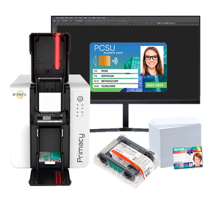 Imprimante de cartes d'identité recto-verso Evoli <span class=keywords><strong>Primacy</strong></span> 2 pour cartes IC, permis de travail, cartes de guide touristique, cartes PVC et cartes de sécurité sociale - Product Image 1