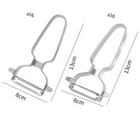 Duurzame brede roestvrijstalen koolrasp, handmatig, multifunctioneel keukengereedschap, aardappel-, groente- en fruit-schiller.