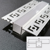 Barra de luz LED de perfil de aluminio de alta calidad, barra de luz LED creativa lineal de pared