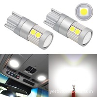 X-7SEVEN Superhelle T10 CANBUS LED-Lampen W21/5W mit 3570 Chip 4W 600LM Anti-Hyper-Flash und Fehlerfrei 12V Weiß Bernstein Rot