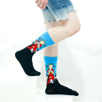 CT Großhandel Mode bunte lustige glückliche Röhren socken Männer Baumwolle bequeme Crew glückliche Socken